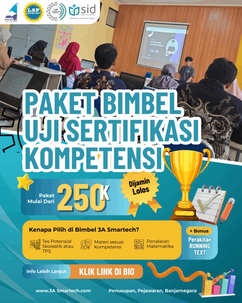paket bimbel uji sertifikasi kompetensi